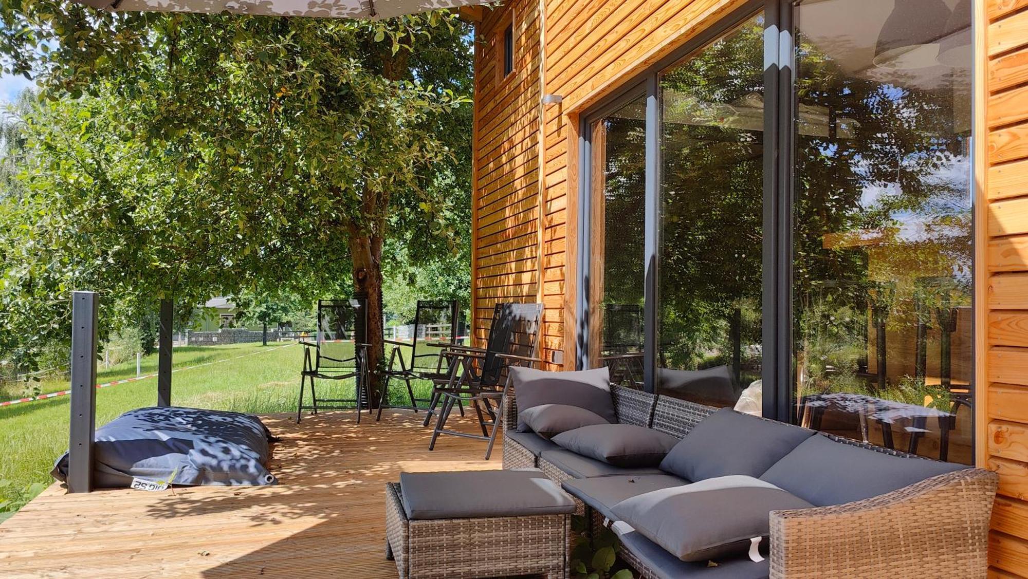 Vila Tinyhousebeidresden 3 Fuer 2 - 7 Personen, Naehe Saechsische Schweiz, Dresden, Mit Badeteich Großharthau Exteriér fotografie